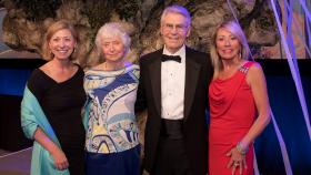 From left to right, daughter Janine Brown, Rosemary Brown, John Brown, and daughter Sarah Beth Brown. Photo taken prior to 2020. (Photo Courtesy: Brown Family)