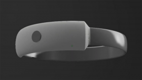 Preliminary rendering of the GoodVibes bracelet, which won an honorable mention at the Emory and Georgia Tech HACK Covid-19 competition in January 2021.