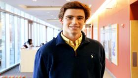 Joseph Novack, biomedical engineering undergraduate student. Photo by Jacob Iacino.