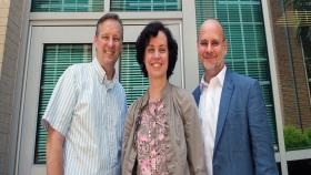 Left to right: Steve Stice (University of Georgia), Johnna Temenoff (Georgia Tech), and Ned Waller (Emory University) are the co-directors of the Regenerative Engineering and Medicine research center, which just awarded $700,000 in seed grants to eight interdisciplinary research teams.