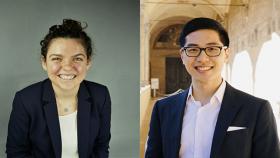 Georgia Tech BME students Julia Woodall and Lee-Kai Sun are 2019 recipients of the Barry Goldwater Scholarship. 