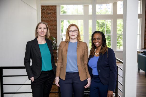 Coulter Translational Program team: (left to right) Christina Wessels, Shawna Khouri, and Cierra Crowder.