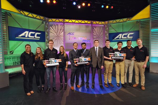 Virginia, Virginia Tech and Georgia Tech were the winners at the 2017 ACC InVenture Prize. Photo: Rob Felt. 