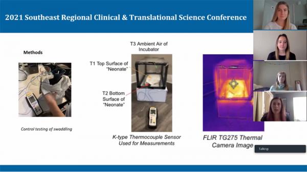 This presentation to the Southeast Regional Clinical and Translational Science Conference shows the solution created by a BME Capstone team to help prevent neonatal hypothermia in Ethiopia. The team was one of seven to present virtually alongside professionals at the annual meeting of researchers and clinicians.