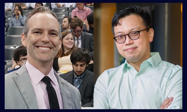 James Rains and Wilbur Lam are among this year's Georgia Bio Golden Helix Award winners.