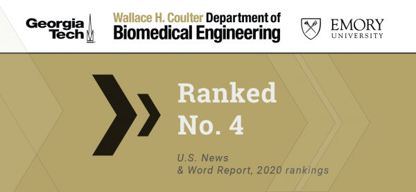 Biomedical Engineering Ranked No.4 in U.S. News Undergraduate Rankings