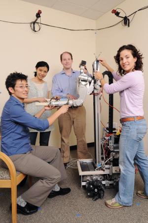 Lena Ting, and others, working with Charlie Kemp, associate professor in the Coulter Department of Biomedical Engineering. 