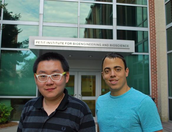 Petit Scholar Yichen "Payne" Wang and his mentor, Rob Mannino, have become a dyanamic duo in the lab of Wilbur Lam.