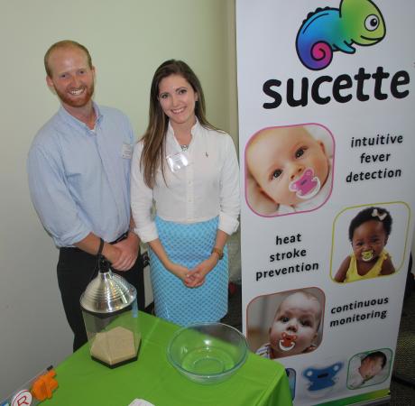 Frederick Grimm and Rachel Ford are the co-founders of startup bio-company, Sucette.