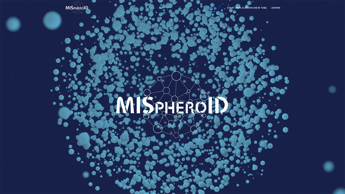 MISpheroID website screenshot