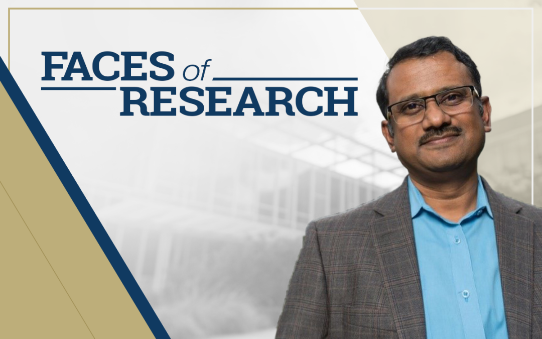 Faces of Research - Krishnendu Roy stylized headshot